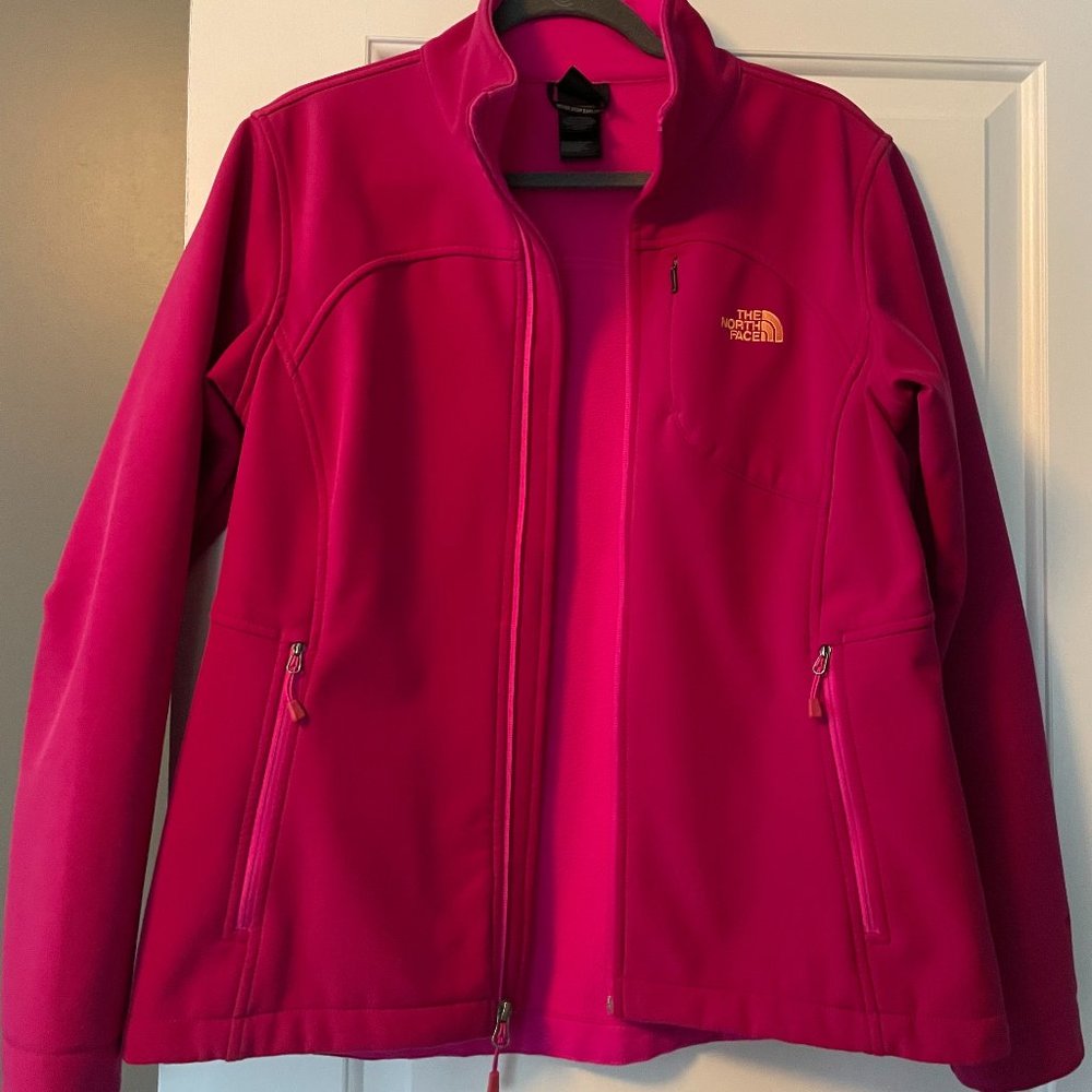 The North Face Soft Shell Jacket - Magenta Pink - Size Large (Women's)